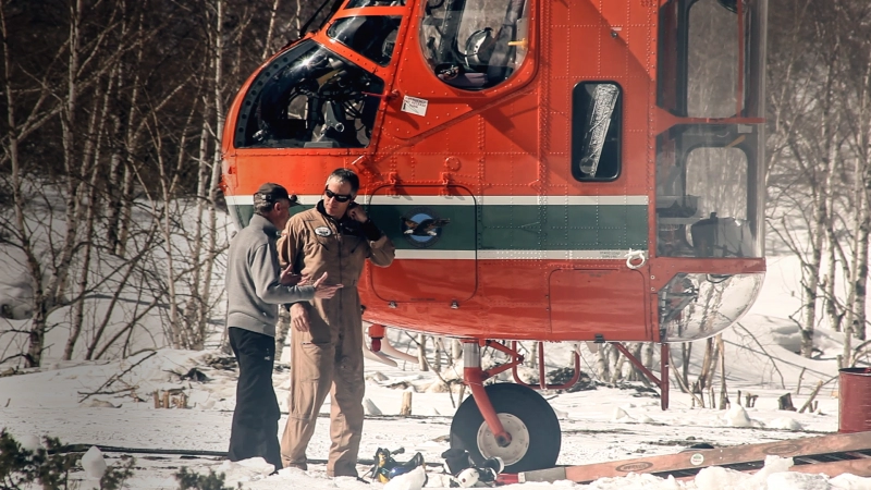 Héliportage S-64 Aircrane